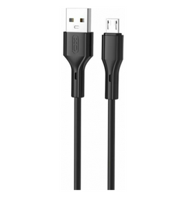 Кабель XO NB230 microUSB 1m 2.4A Black