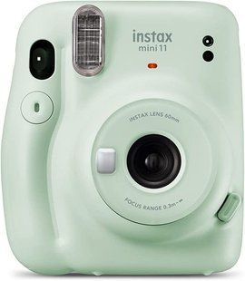 Камера миттєвого друку Fuji INSTAX MINI 11 GREEN EX D EU Зелений пастельний