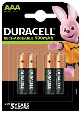 Аккумулятор Duracell HR03 (AAA) 900mAh уп. 4шт.