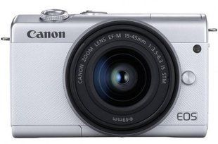 Цифровая камера Canon EOS M200 + 15-45 IS STM White