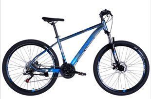 Велосипед AL 27.5" SPACE MERCURY DD FR рама-17" серо-синий 2026