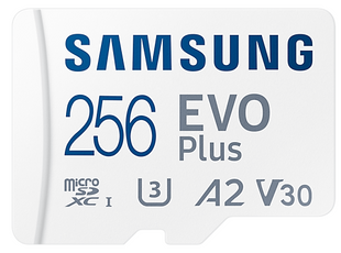 Карта памяти Samsung microSDXC 256GB EVO PLUS A2 V30 (MB-MC256KA/RU)
