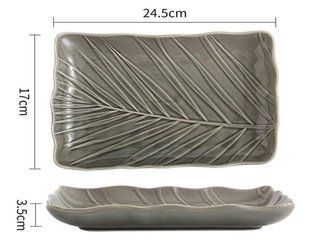 Блюдо Limited Edition Leaf Grey