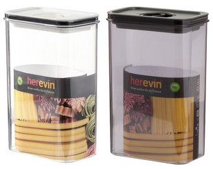 Контейнер HEREVIN Canister-Vacuum Lid-White-Black 2.5 л (161189-000)
