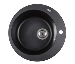 Мойка кухонная Ventolux Fabia (BLACK QUARTZ) D510x180