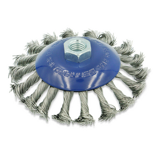 Щетка конусная плетеная - 125 мм Gerrard 7185656