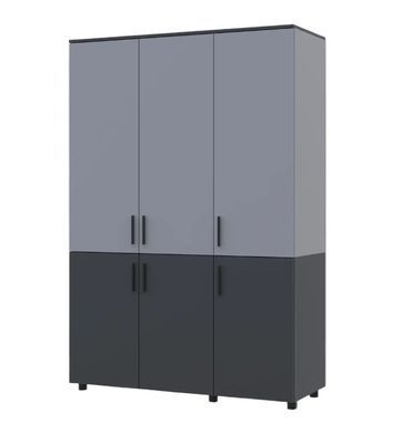 Шафа для одягу Doros Торн Антрацит/Сірий 3(DRS-012034)