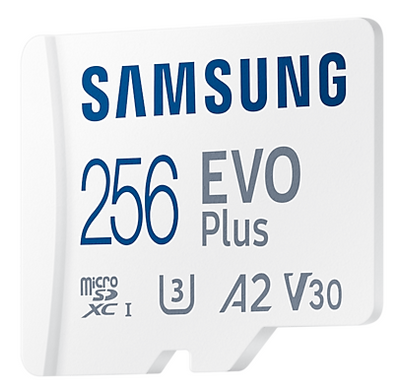 Карта пам'яті Samsung microSDXC 256 GB EVO PLUS A2 V30 (MB-MC256KA/RU)