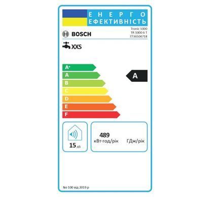 Водонагрівач Bosch Tronic TR1000 6 T