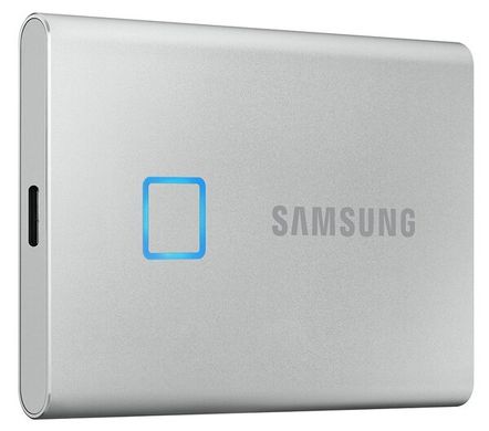 SSD накопитель Samsung T7 Touch 500GB TLC 3D (MU-PC500S/WW) Silver