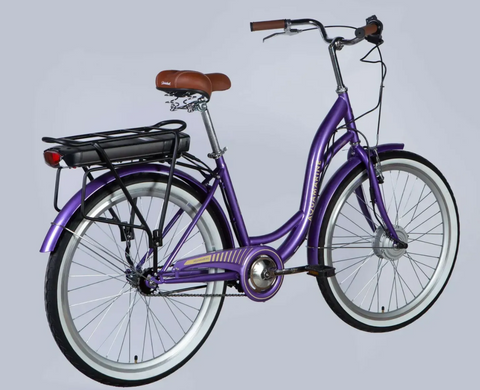 Велосипед с электроприводом 26" ST Dorozhnik eAQUAMARINE BH 36B 12.5А*ч 350Вт 2025