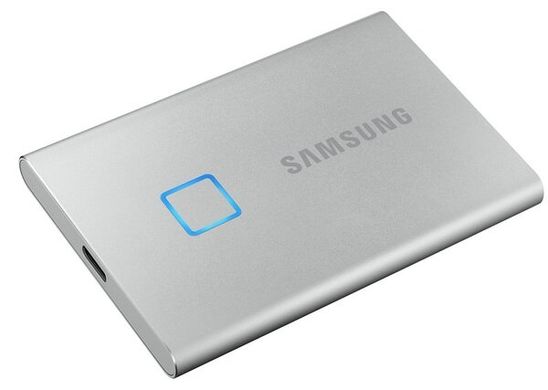 SSD накопитель Samsung T7 Touch 500GB TLC 3D (MU-PC500S/WW) Silver