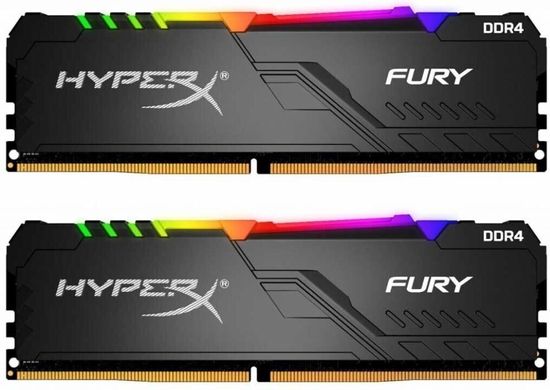 ОЗУ Kingston HyperX Fury RGB 32GB DDR4 2666MHz (HX426C16FB3AK2/32)