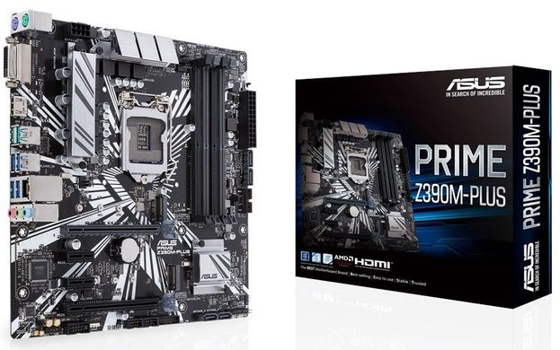 Материнська плата Asus Prime Z390M-Plus (s1151, Intel Z390, PCI-Ex16)