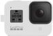 Силиконовый чехол с ремешком GoPro HERO8 Sleeve+Lanyard (AJSST-002) White фото 3