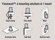 Крiплення настiнне Vogeles PFD 8522 Monitor Mount Static Сріблястий фото 6