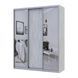 Шкаф купе Doros Сити Лайт Сосна Натти 1 ДСП / 2 зеркала 225х60х225 (DRS-011972) фото 3