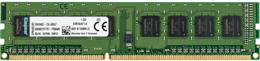 ОЗУ Kingston DDR3L 1600 4 Гб 1.35V (KVR16LN11/4)
