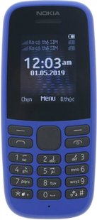 Мобильный телефон Nokia 105 2019 Blue