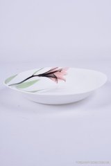 Тарелка суповая Розовая лилия Square, Vittora 230 мм