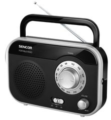 Радіоприймач Sencor SRD 210 Чорний/Сріблястий