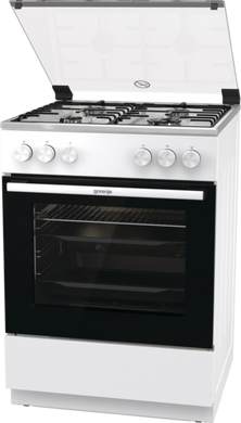 Плита газова GORENJE GG6A10WH (FG6A3A-HPD7B)