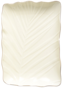 Блюдо Limited Edition Leaf Cream Gold