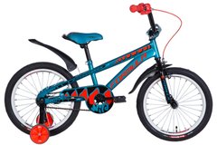 Велосипед 18" Formula WILD 2021 (бирюзово-черный с оранжевым)