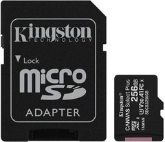 Картка пам'ятi Kingston microSDXC 256Gb Canvas Select+ A1 (R100/W85) +ad
