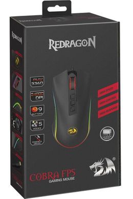 Миша Redragon (78284) Cobra FPS RGB 9 кнопок 24000 dpi