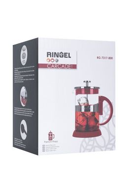Френч-прес Ringel Сarcade 0.8л червоний (RG-7317-800)