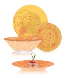 Сервиз Luminarc Big Flower Orange, 19 предметов