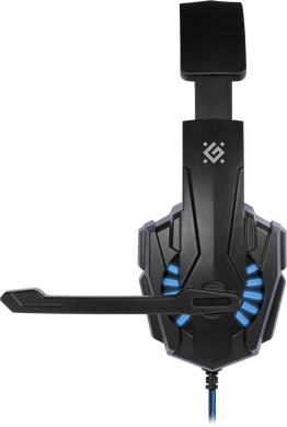 Гарнітура Defender Warhead G-390 LED Black+Blue (64039)