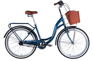 Велосипед ST 26" Dorozhnik AQUAMARINE PH рама-17" темно-синій 2025
