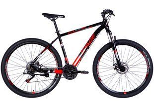 Велосипед AL 29" SPACE MERCURY DD FR рама-20" черно-красный 2026