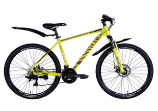 Велосипед AL 26" Discovery BASTION DD CS рама-18" желтый 2025 Discovery OPS-DIS-26-622