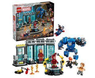 Конструктор LEGO Super Heroes Лаборатория Железного Человека: зал доспехов