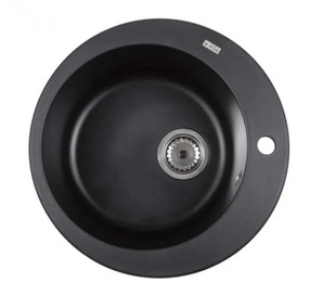 Кухонная мойка Ventolux FABIA (BLACK QUARTZ) D510x180