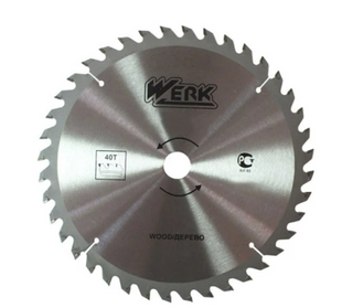 Диск пильный по дереву Werk (WE109105/4332623) 125х22,23 40 зуб.