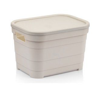 Корзина IDEA HOME 00639 Pyramid Bej 5л (24x18x16.5 см)