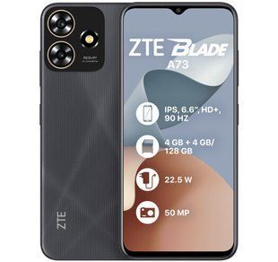 Смартфон ZTE Blade A73 4/128GB Black
