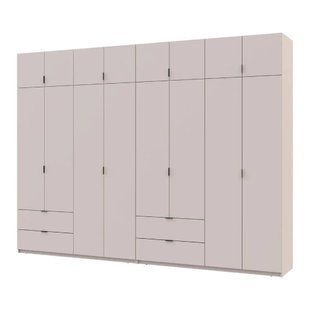 Шафа для одягу Doros Лукас Кашемір 4+4 ДСП 320х50х240 DRS-011720 (42005128)
