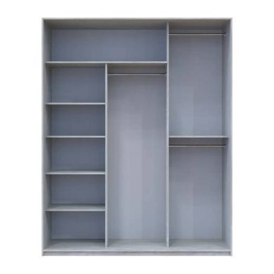 Шкаф купе Doros Сити Лайт Сосна Натти 2 ДСП / 1 зеркало 225х60х225 (DRS-011973)