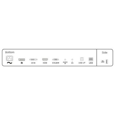 Монiтор TFT Philips 23.8" 242B1TC/00 IPS FHD 10*Touch HDMI DP USBMM