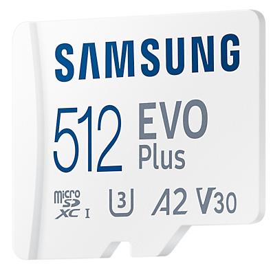 Карта памяти Samsung microSDXC 512GB EVO PLUS A2 V30 (MB-MC512KA/RU)