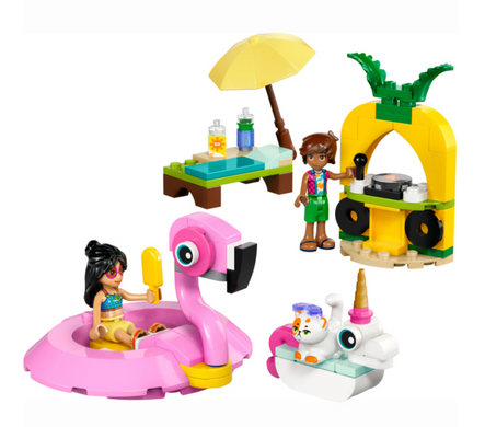 Конструктор LEGO Friends Вечеринка единорога и фламинго у бассейна
