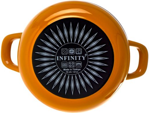 Каструля Infinity SCE-P351 Yellow (1.8 л) 16 см