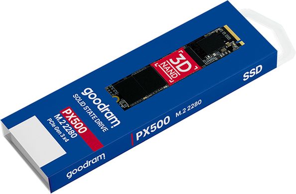 SSD накопитель Goodram 256GB PX500 M.2 2280 PCIe (G2) (SSDPR-PX500-256-80-G2)