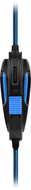 Гарнітура Defender Warhead G-390 LED Black+Blue (64039)