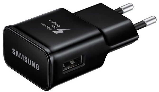 мережева зарядка Samsung EP-TA20EBECGRU AFC with Type-C cable Black
